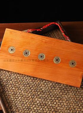 大号45cm正宗桃木天官赐福横牌挂件朱砂浮雕入户门贴大门牌匾摆件