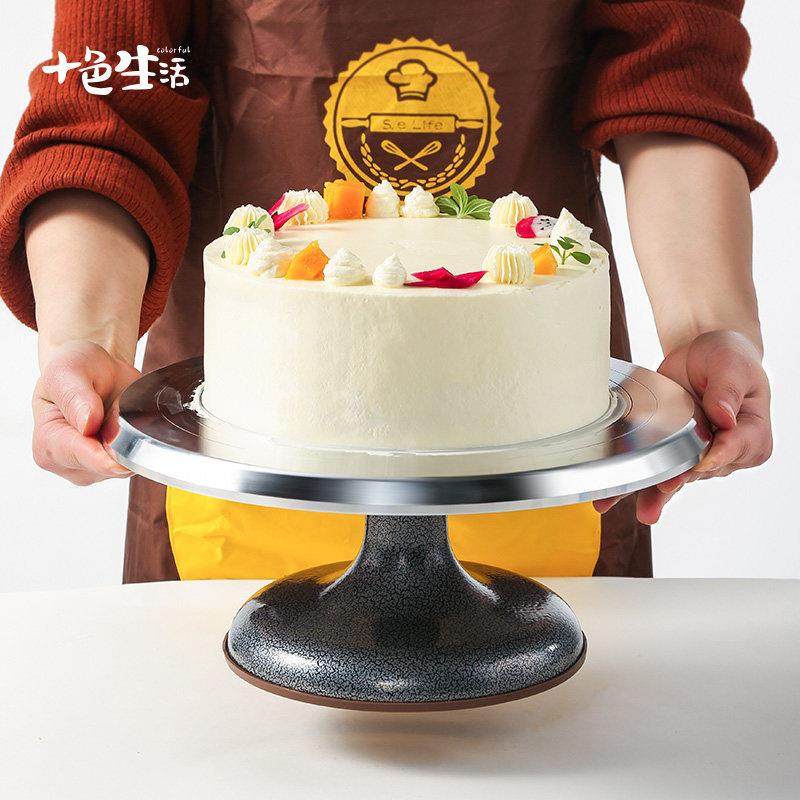 烘焙工具蛋糕转盘裱花台套装铝合金托台旋转抹面家用商用裱花转台,淘宝优惠券,粉丝福利购,淘宝优惠卷