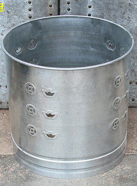 速发包邮不锈钢烧纸桶家用拜神礼宝聚佛盆化纸炉环保纸钱金桶