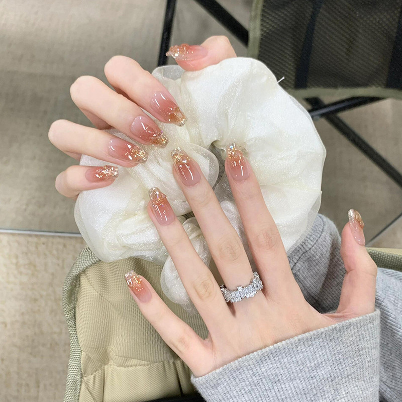 植兔手工穿戴甲冰透琉璃多肉碎钻美甲显白猫眼极光闪钻氛围感指甲,淘宝优惠券,粉丝福利购,淘宝优惠卷