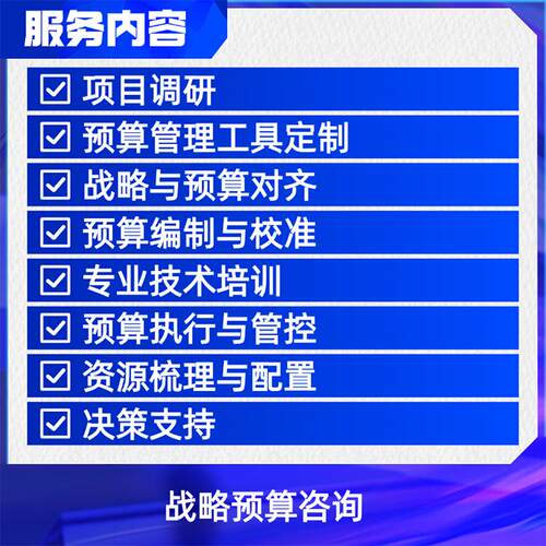 战略预算咨询 - 图0