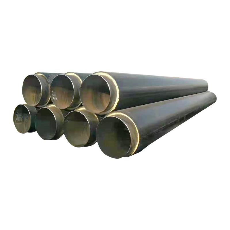 聚氨酯保温管道小区供暖热力工程发泡直埋预制大口径无缝保温钢管 - 图3