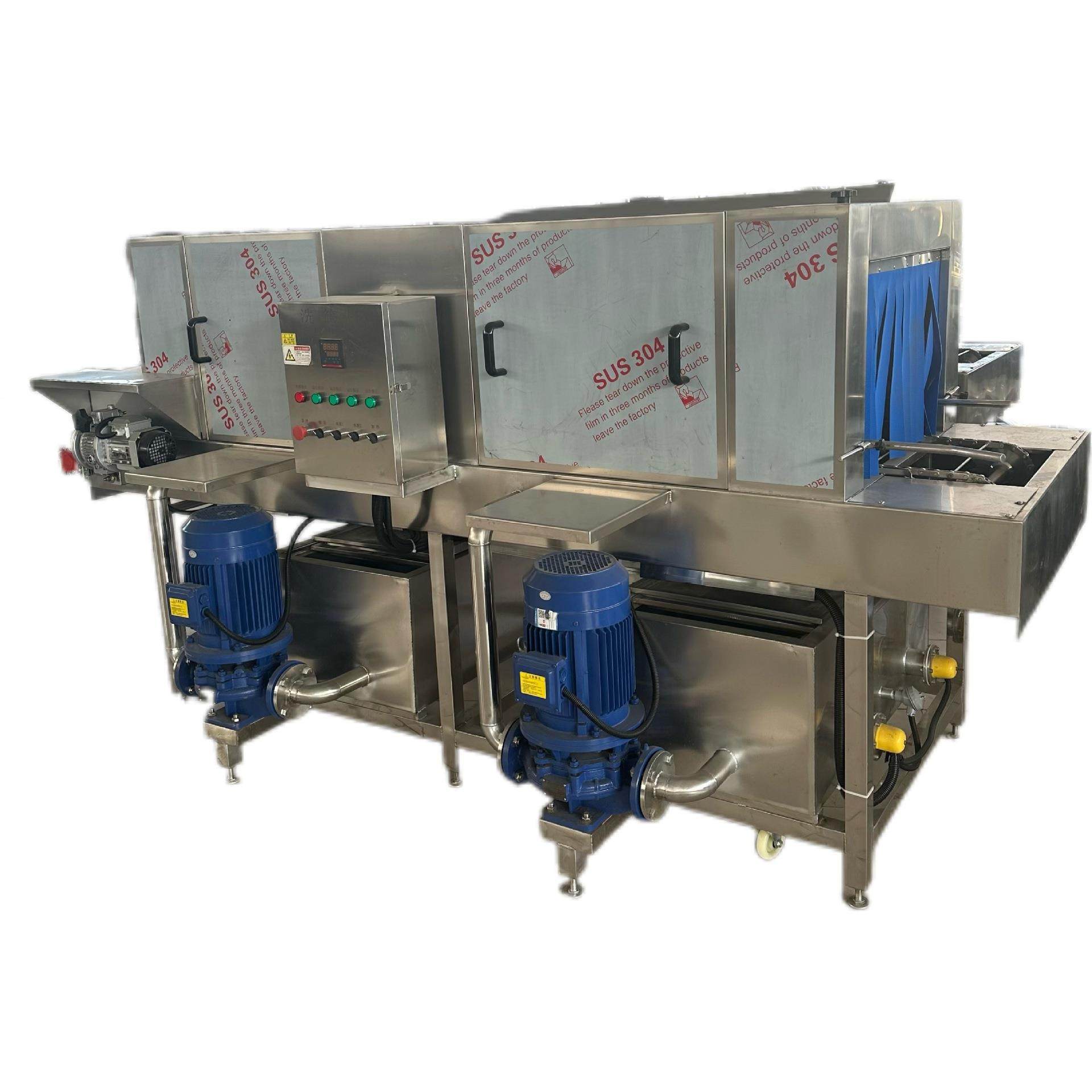 全自动鹌鹑蛋筐清洗机连续式蔬菜筐清洗设备商用工业去油污洗箱机,淘宝优惠券,粉丝福利购,淘宝优惠卷