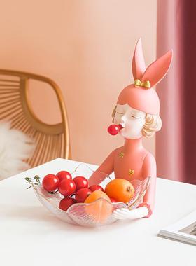 蝴蝶女孩斯堪的纳维亚咖啡桌装饰无障碍豪华风格创意家居客厅入口