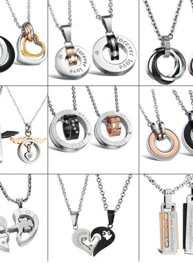 Accessories classic three-ring type personality pure steel