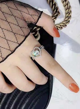 Dual function combination ring opening joker hearts set