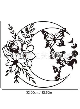 金属剪影家居墙面装饰画卧室客厅酒吧挂件独立站厂家直供创意礼品