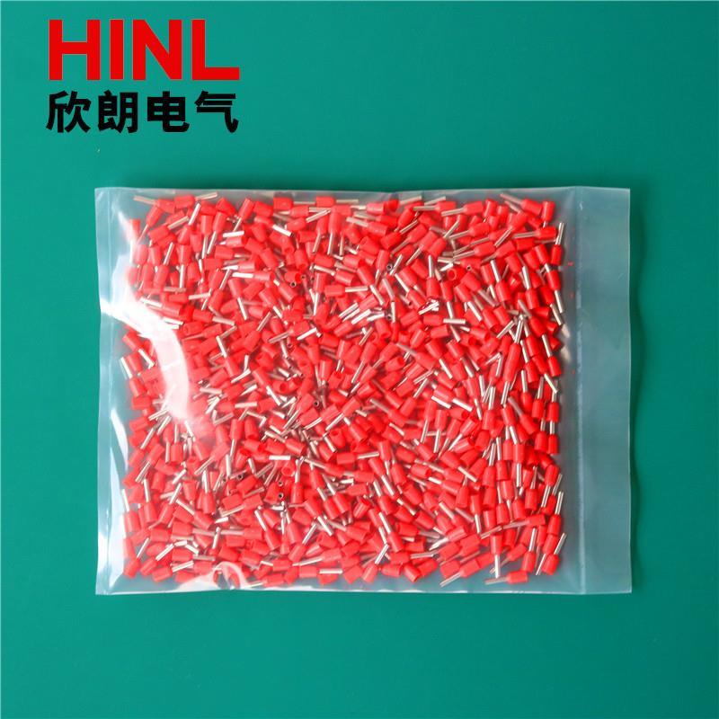 紫铜VE7508针型欧式E1008冷压端子管型接线铜鼻子0.75接线线鼻子 - 图0