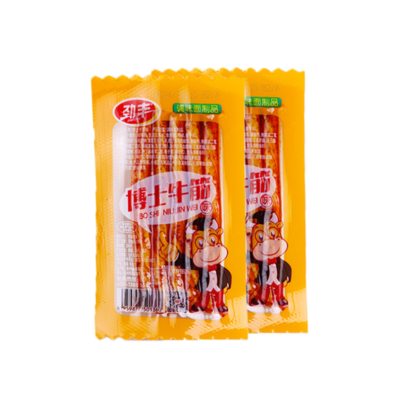 劲丰博士牛筋辣条8090后一根筋辣条小零食儿时经典网红爆款小包装,淘宝优惠券,粉丝福利购,淘宝优惠卷