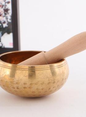 尼泊尔佛音钵瑜伽冥想钵西藏颂钵铜钵盂佛音碗铜磬采耳音钵手工碗