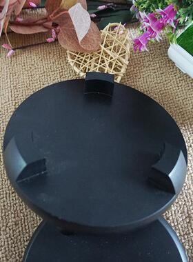 木底座圆形花瓶鱼缸实木底座酒坛奇石木质工艺品装饰摆件底托