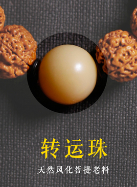 大金刚菩提子手串男士精品五瓣满肉原籽老料招财文玩佛珠天然配饰