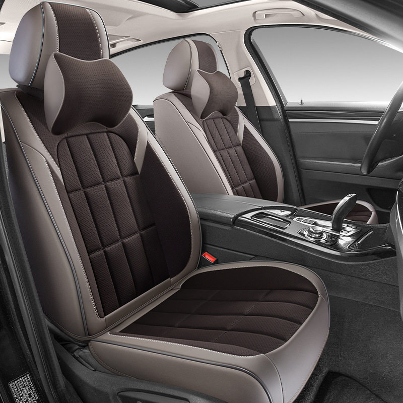 汽车坐垫四季通用全包围打孔翻毛皮汽车座套马丁扣座椅套专用座垫,淘宝优惠券,粉丝福利购,淘宝优惠卷