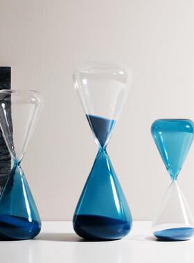 创意玻璃沙漏计时器摆件时间5 10 15分钟儿童刷牙 客厅家居装饰品