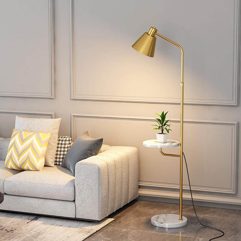 北欧轻奢茶几落地灯客厅沙发旁边几卧室床头置物架一体立式台灯,淘宝优惠券,粉丝福利购,淘宝优惠卷
