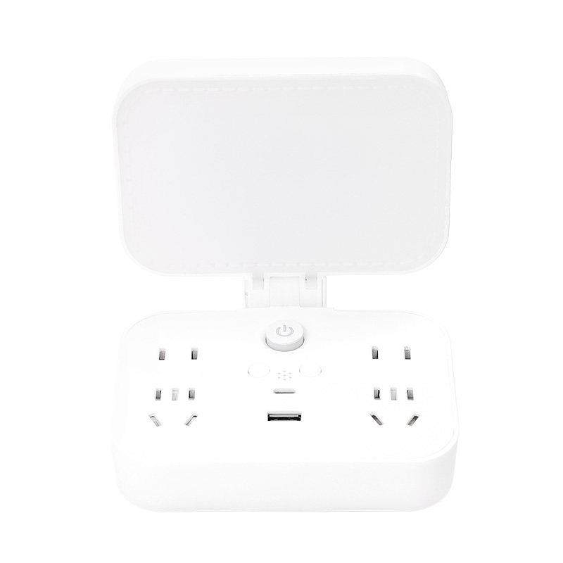 人工智能语音控制小夜灯家用卧室床头灯带USB插座宿舍声控照明灯,淘宝优惠券,粉丝福利购,淘宝优惠卷