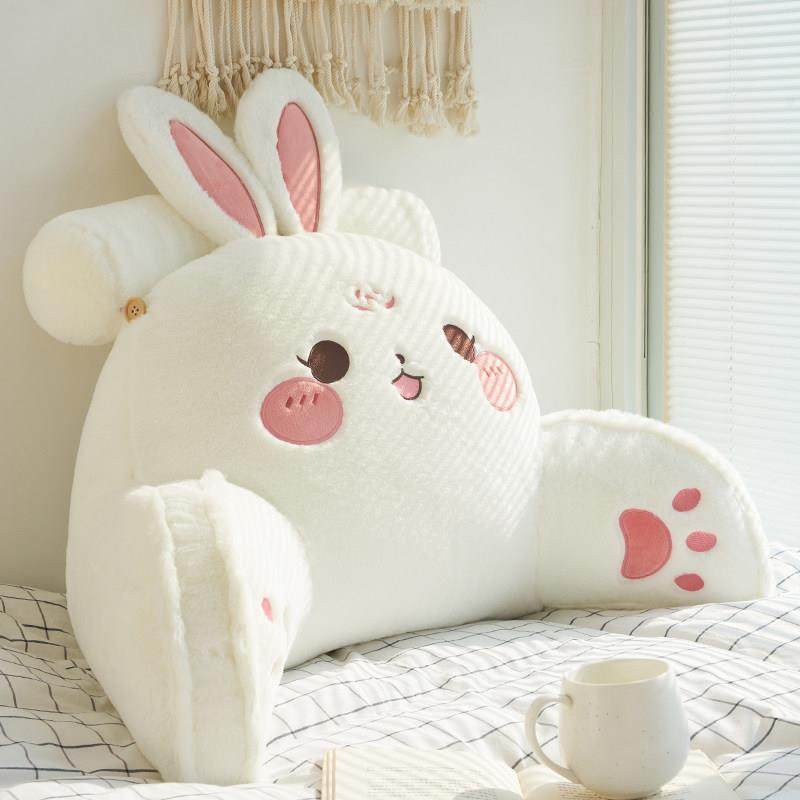 兔子床头靠垫软包床上看书靠枕宿舍大靠背垫抱枕女生沙发护腰靠枕,淘宝优惠券,粉丝福利购,淘宝优惠卷