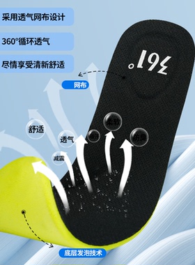 361°鞋垫吸汗防臭透气软垫