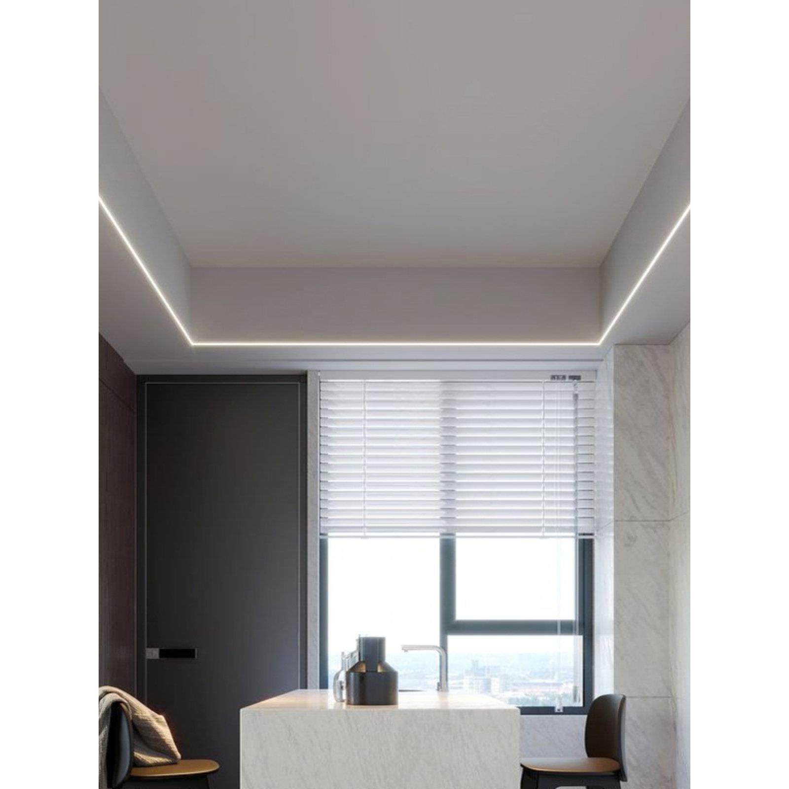 八特智能调色线条灯嵌入式led悬浮吊顶客厅过道家用线性灯带1002,淘宝优惠券,粉丝福利购,淘宝优惠卷