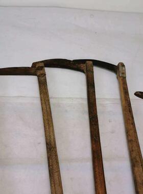 民俗老物件怀旧老弯头镰刀老农具老式农耕工具农家院装饰道具摆件