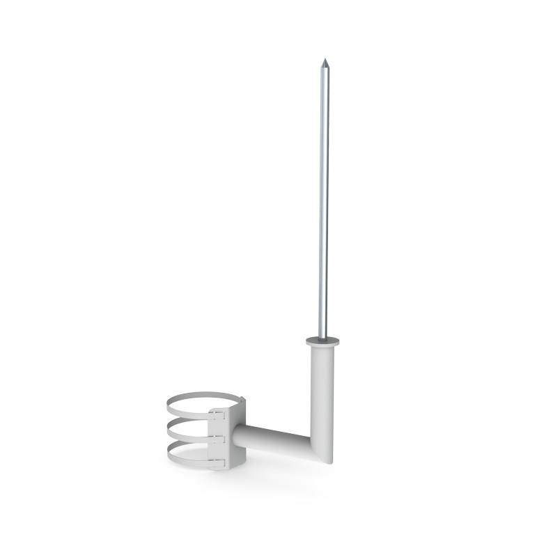 不锈钢L型分体避雷针GNSS立杆监测控安防配件楼顶防雷器接地绝缘,淘宝优惠券,粉丝福利购,淘宝优惠卷