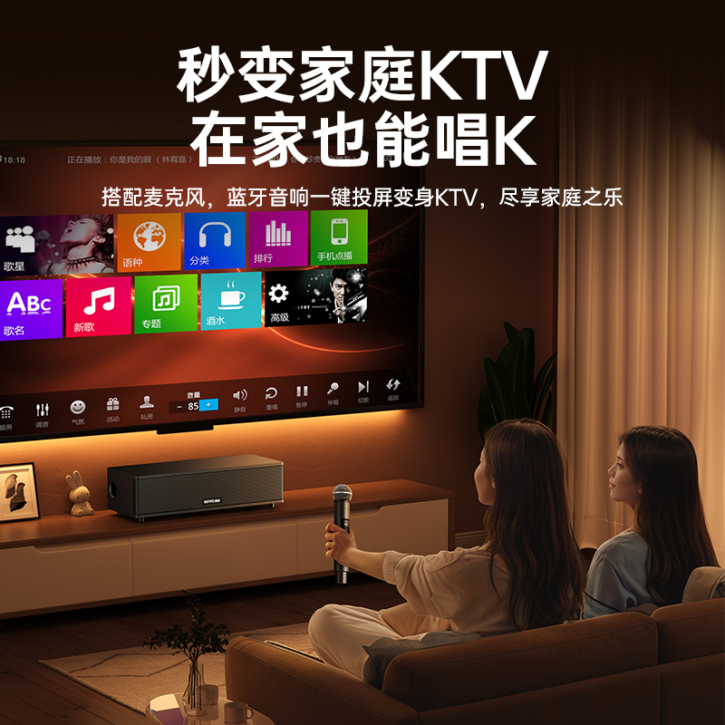 Home video karaoke audio