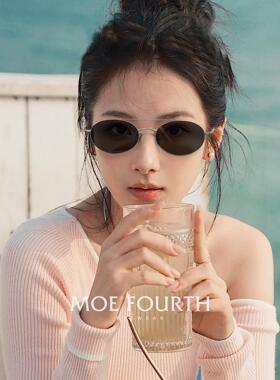 萌小四超轻纯钛近视墨镜女款可配度数防晒防紫外线太阳镜感光变色