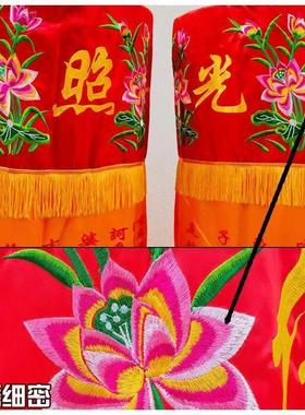 绣幢挂幢挂幡圆幢1米-4米经幡心经宝幢简易款佛堂居家装饰用品