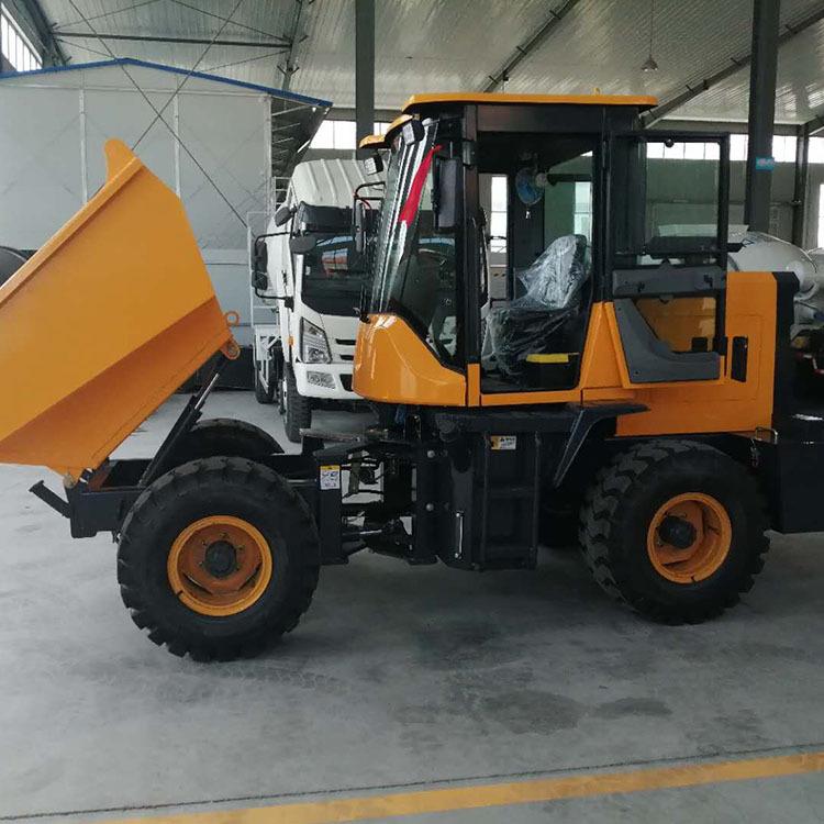 四驱前置翻斗车25马力液压自卸翻斗车工矿爬坡四轮车 - 图2