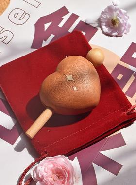 山舍｜敲开心 创意解压神器实木木鱼送朋友同学闺蜜情侣可爱礼物