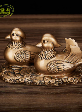 情侣鸳鸯摆件客厅卧室摆件创意工艺品家居装饰结婚新人礼品摆设