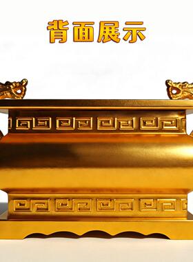 龙耳香炉中式铸铁合制炉鼎佛堂祠堂供奉插香点香道观室内外寺庙