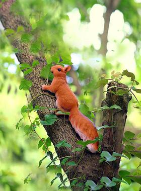入户花园装饰庭院户外别墅公园林景观雕塑仿真动物创意小松鼠摆件