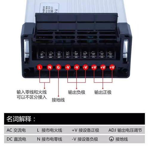 FY/ERP-300/400防雨开关电源盒灯箱广告招牌发光字变压器5V12V24V - 图1