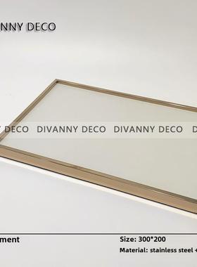 样板房主卧梳妆台饰品组合衣帽间饰品摆件套装化妆刷护肤品道具