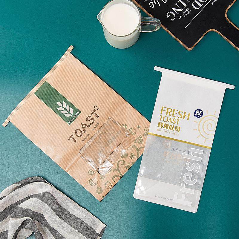 450克加厚吐司袋 卷边铁丝自封口土司袋子300g切片面包烘焙袋纸袋,淘宝优惠券,粉丝福利购,淘宝优惠卷