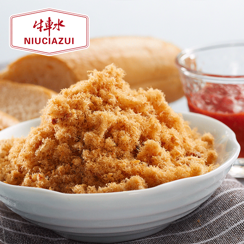 牛车水招牌香酥猪肉松118g瓶装新加坡风味休闲营养猪肉酥无添加