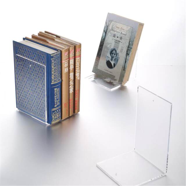 Book baffle book partition book shelf book classification baffle Acrylic simple book book rests L-shaped desktop gap baffle