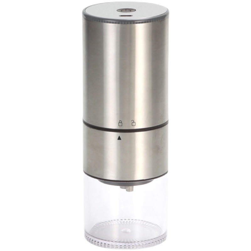 钢芯电动磨豆机意式手冲咖啡自动磨研磨器金属机身水洗磨粉器充电 - 图3