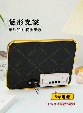 学习是艰难的，毅力是酷的，励志的学生表与闹钟，书桌动机饰品，