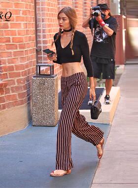 好货Gigi Hadid Set Shooting Fashion Suit  Summer New Leisure