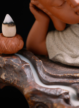 热销大日如来佛主佛像招财镇宅陶瓷工艺品居家供奉佛堂装饰品倒流