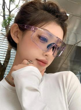 新型户外自行车眼镜，登山太阳镜，昼夜变色防紫外线眼镜，紫色太