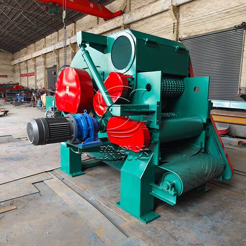 PVC型材全自动粉碎机 工程塑钢破碎机 鼓式木材边角料削片机 - 图2