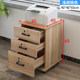 Hot-selling office file cabinet wooden mobile low cabinet with lock floor-standing small cabinet storage cabinet under table storage
