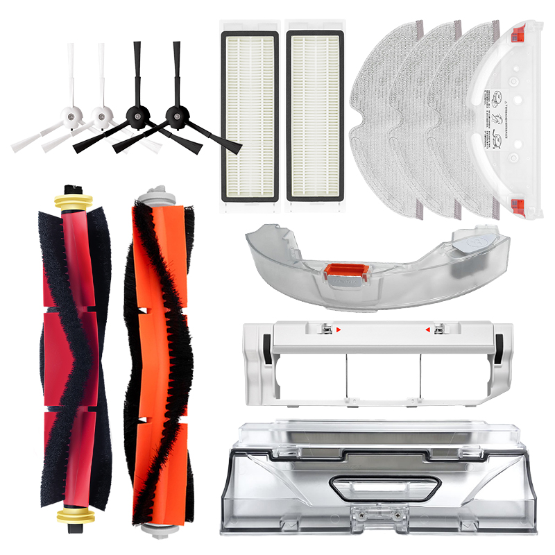 适配石头扫地机器人配件T7/T7PRO/S5/S6Maxv抹布水箱边主刷罩滤网 - 图3