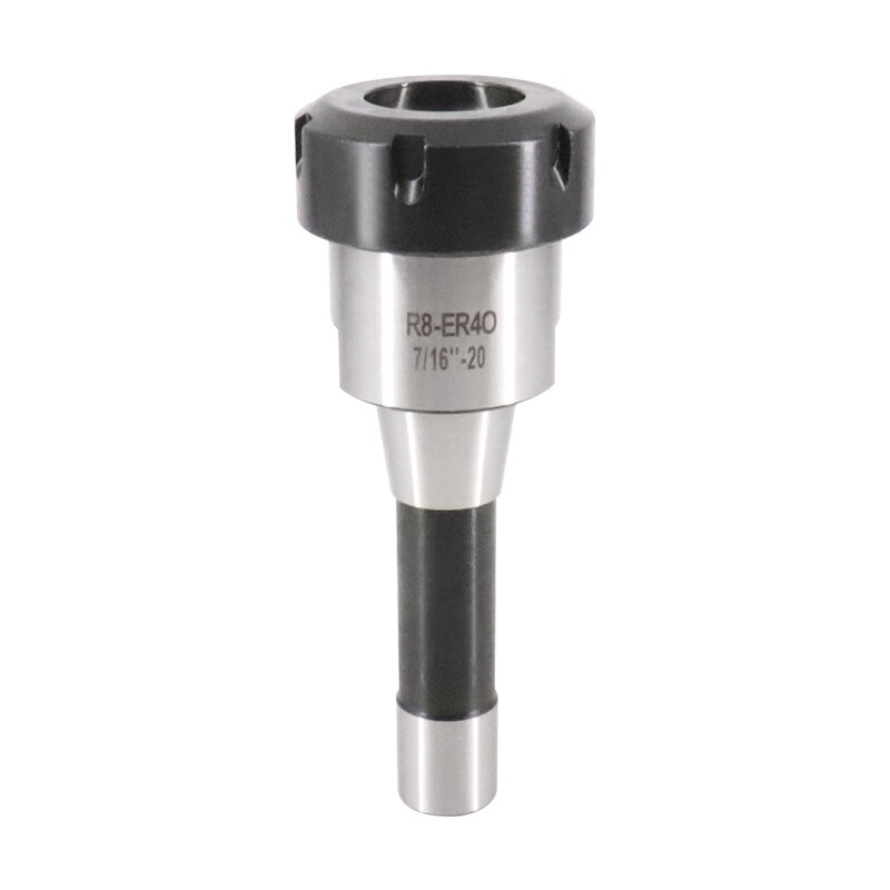 安达通R8-ER筒夹刀柄英制铣刀柄M12螺纹7/16高精ER25/ER32/ER40筒 - 图1