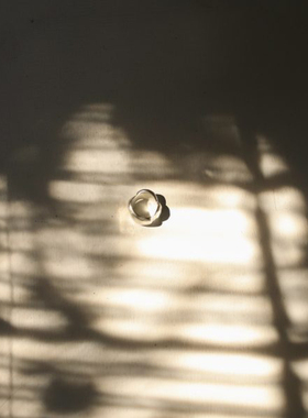 LAKICKZ  不规则宽面戒指女小众设计轻奢高级感指环百搭简约指环