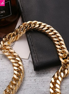 好货Hip-hop punk thick chain Necklace metal personality chok