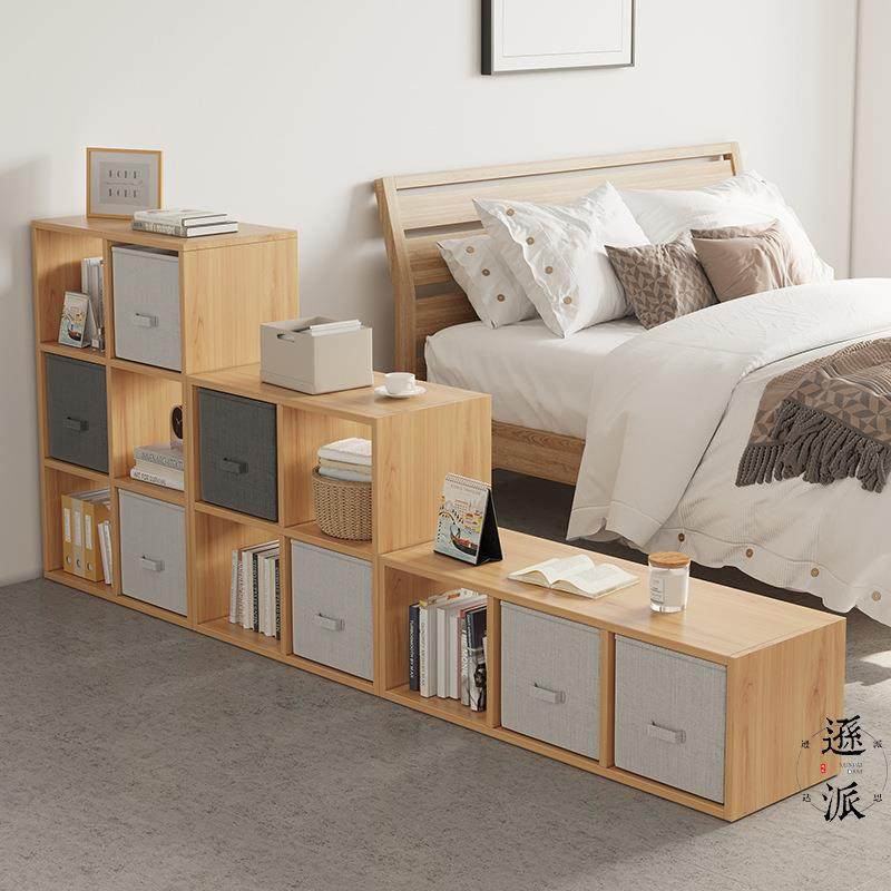 书架实木色自由组合收纳置物架落地靠墙多层展示架客厅家用高书柜,淘宝优惠券,粉丝福利购,淘宝优惠卷